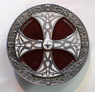 CELTIC CROSS CIRCLE ART Buckles