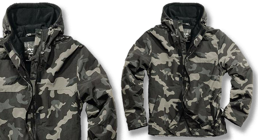 COMBAT ANORAK FULL ZIP Blackcamo Jackets