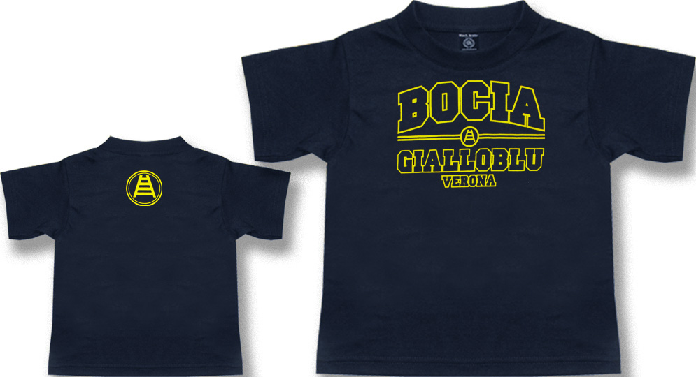 T-SHIRT BOCIA GIALLOBLU Ultras Baby