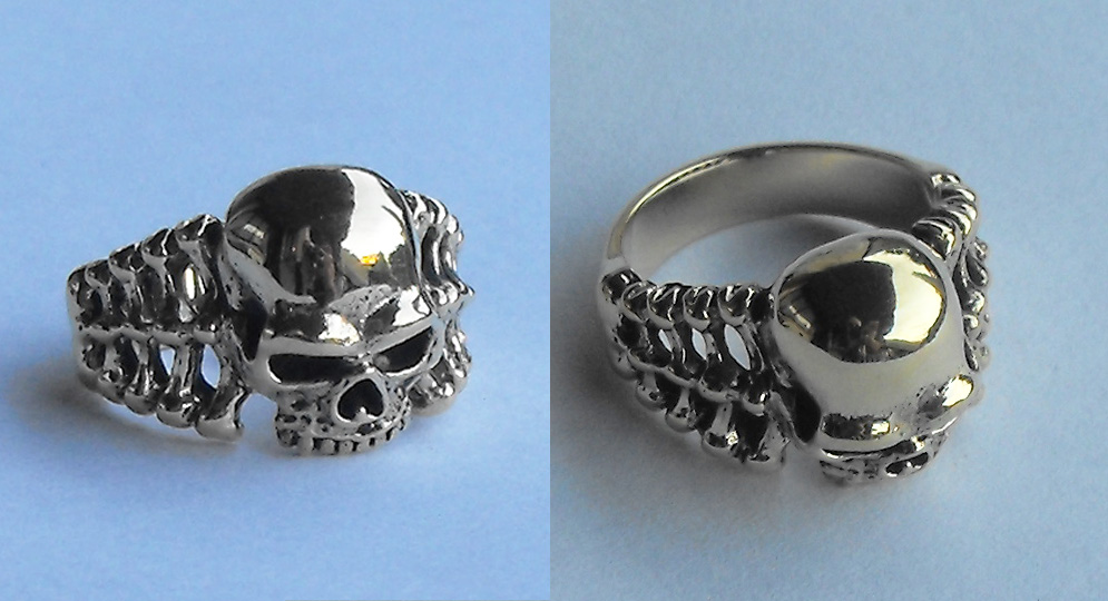 RING SKULL AND BONES Extras