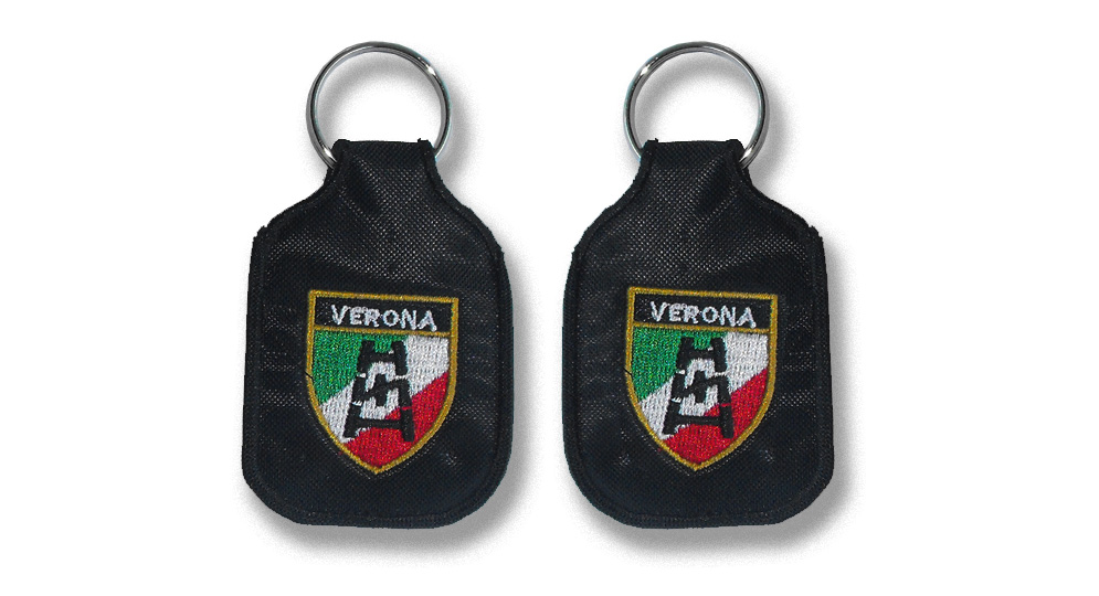 PORTACHIAVI STOFFA VERONA TRICOLORE Extras