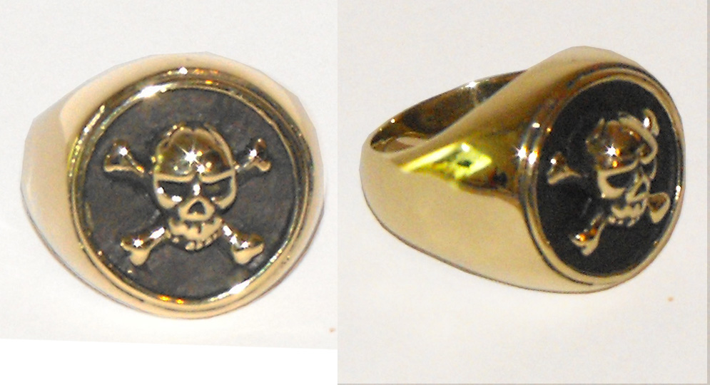 RING SKULL AND BONES Extras