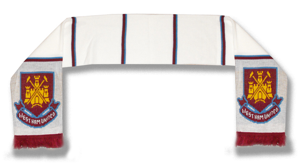 WEST HAM WHITE Scarves