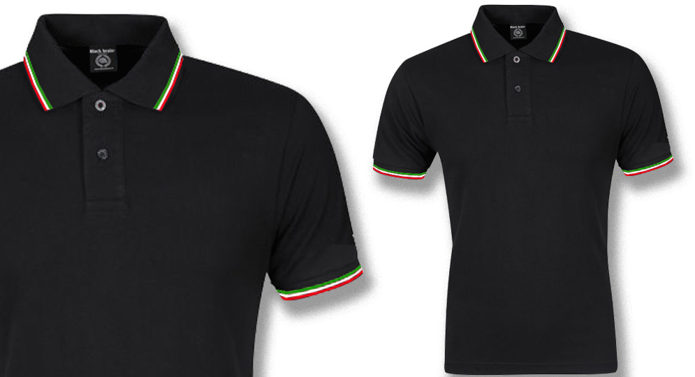 POLO  NERA TRICOLORE Polos Pullovers Shirts