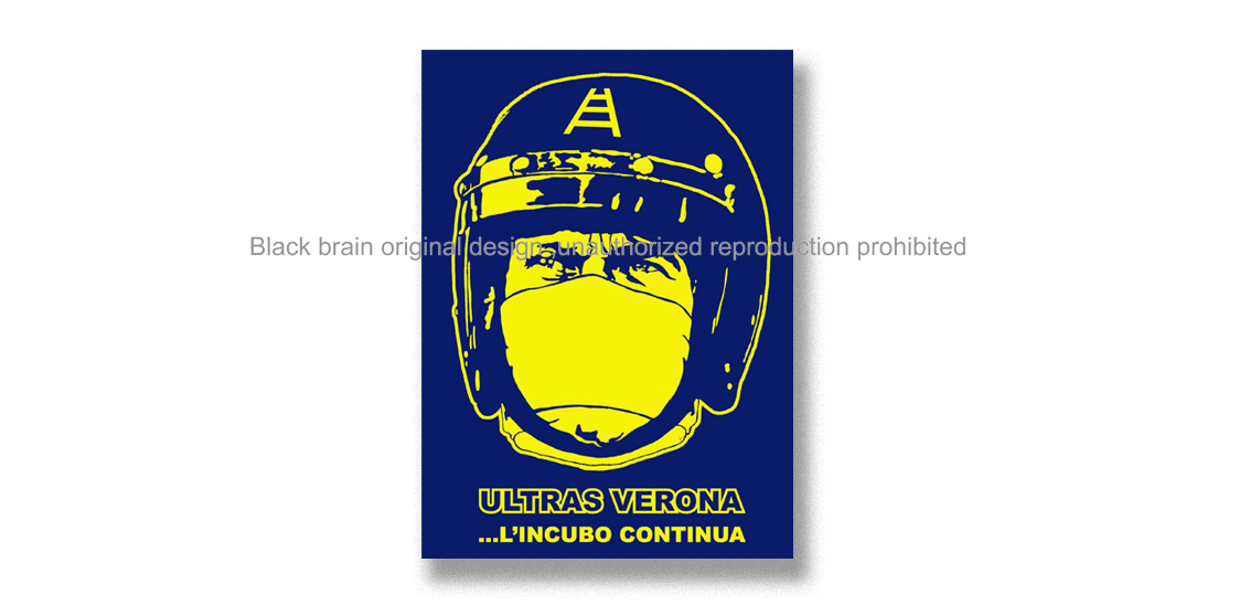 ULTRAS VERONA L'INCUBO CONTINUA Pins & Stickers