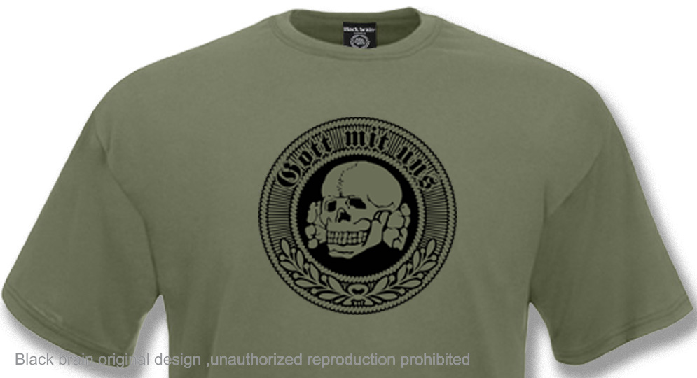 GOTT MIT UNS TOTENKOPF T-shirts