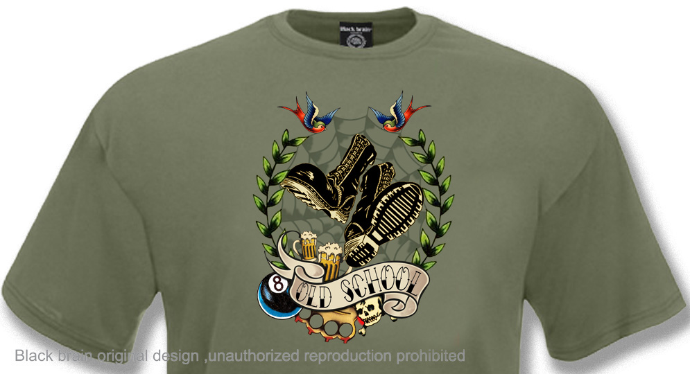 OLD SCHOOL BOOTS T-shirts