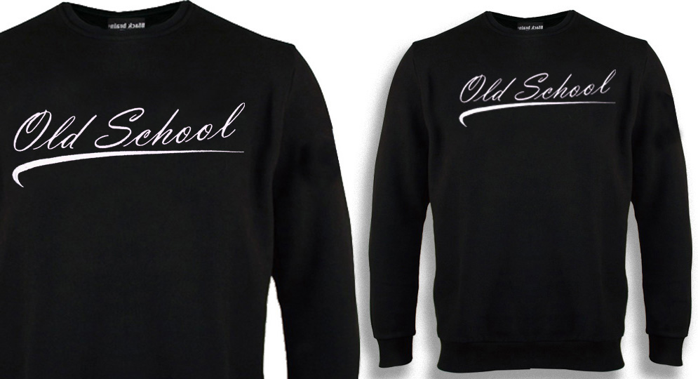 OLD SCHOOL EMBROIDERY Sweaters & Hoodies