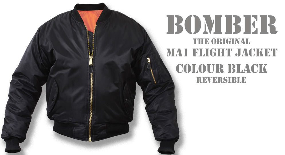 BOMBER BLACK Jackets