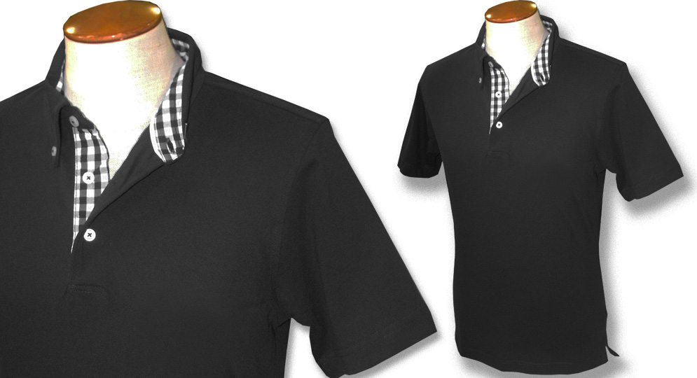 POLO GINGHAM NERA Polos Pullovers Shirts