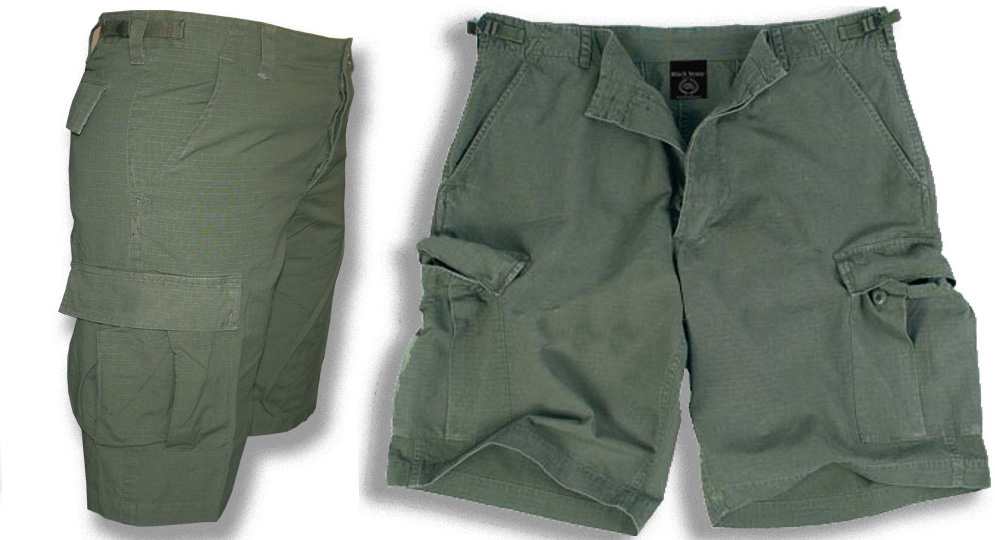 BERMUDA ARMY OLIVE Shorts & trousers