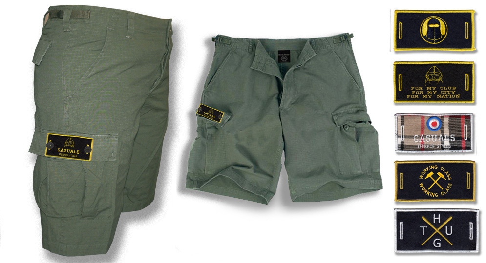 BERMUDA ARMY OLIVE BUTTON LABEL Shorts & trousers