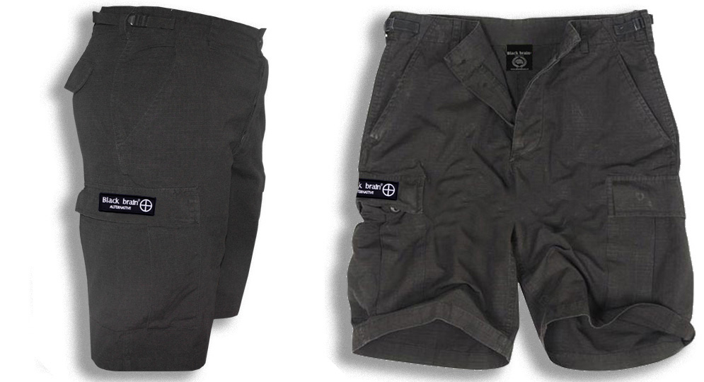 BERMUDA ARMY BLACK BRAIN Shorts & trousers