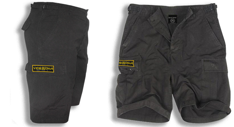 BERMUDA ARMY BLACK VERONA SCALA RUNA Shorts & trousers