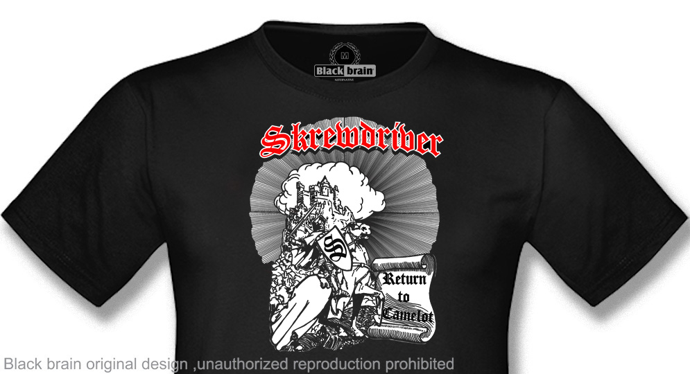 SKREWDRIVER RETURN TO CAMELOT T-shirts