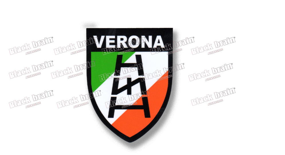 VERONA SCUDO TRICOLORE SCALA RUNA Pins & Stickers