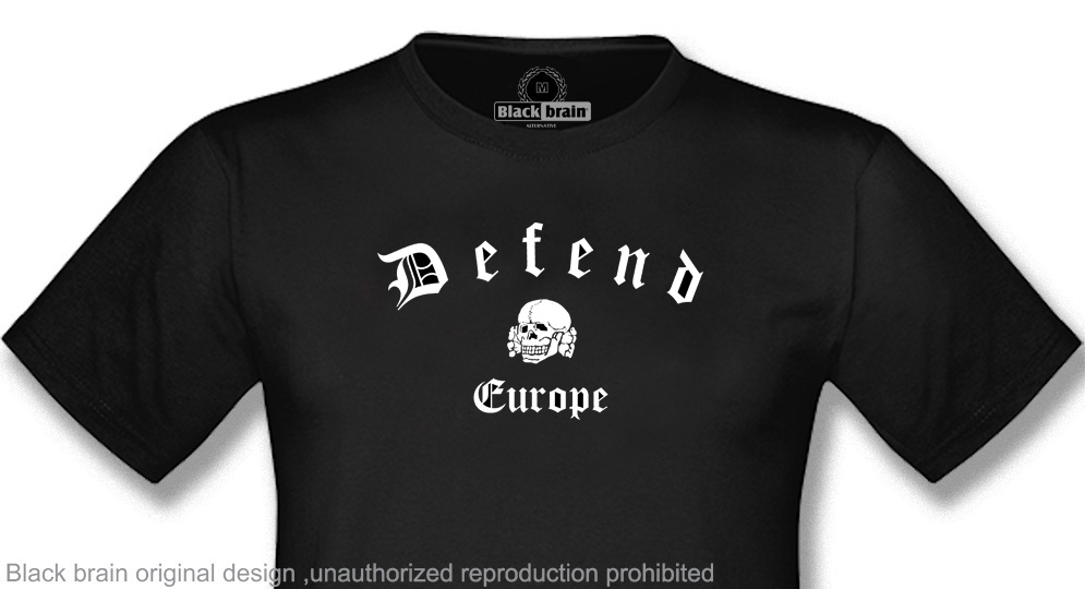 DEFEND EUROPE SKULL T-shirts