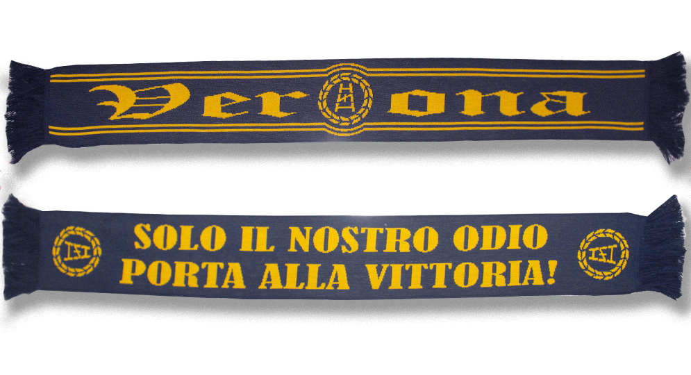 VERONA SOLO IL NOSTRO ODIO... Scarves