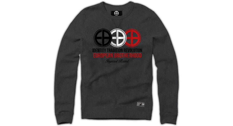 SWEAT IDENTITY TRADITION REVOLUTION GREY European Brotherhood