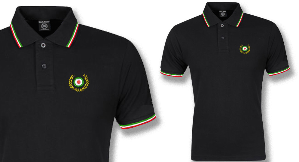 POLO TRICOLORE ALLORO ITALIA Polos Pullovers Shirts