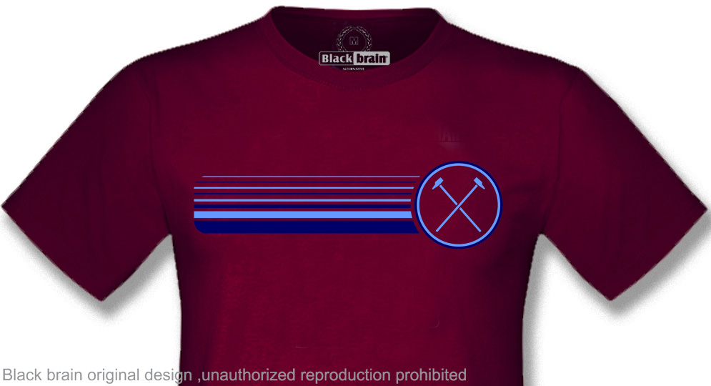 HAMMERS BLUE SKY BURGUNDY T-shirts