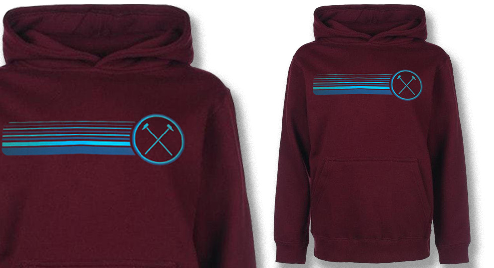 HOODY HAMMERS VINTAGE BURGUNDY Sweaters & Hoodies