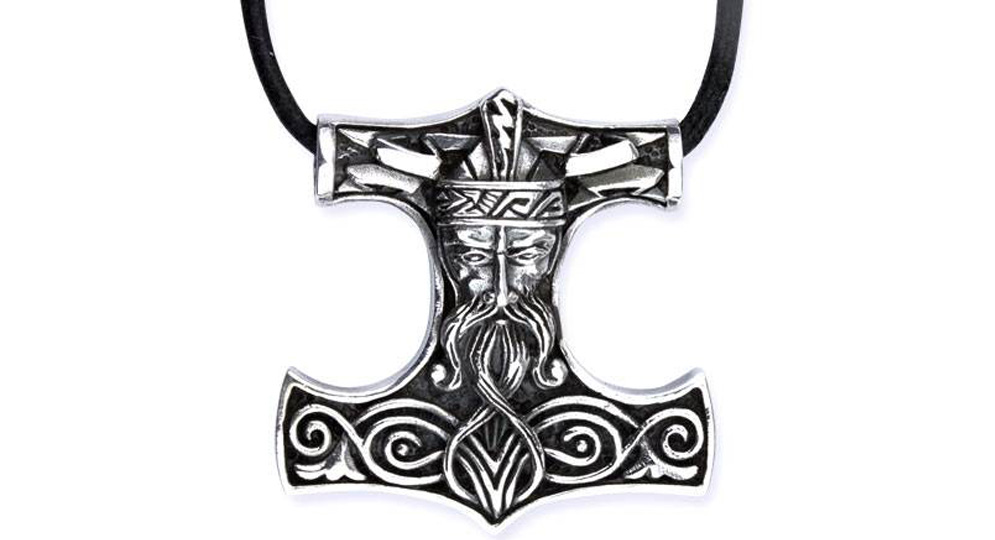 THOR HAMMER FACE PENDANT Extras