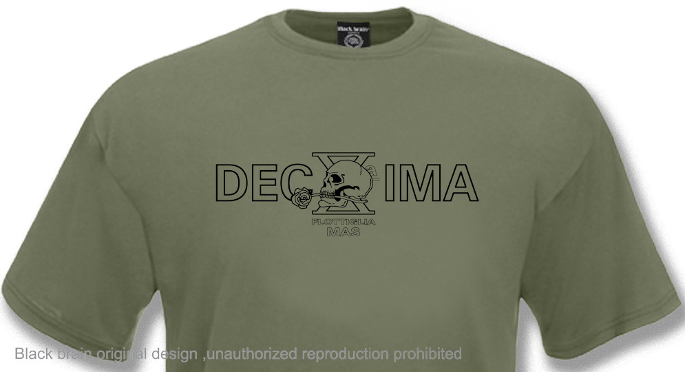 DECIMA MAS COMBAT OLIVE T-shirts