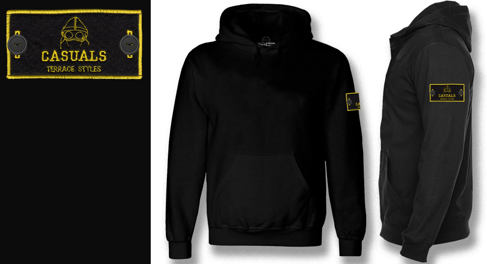 HOODY ZIP LABEL CASUALS GOOGLE Sweaters & Hoodies