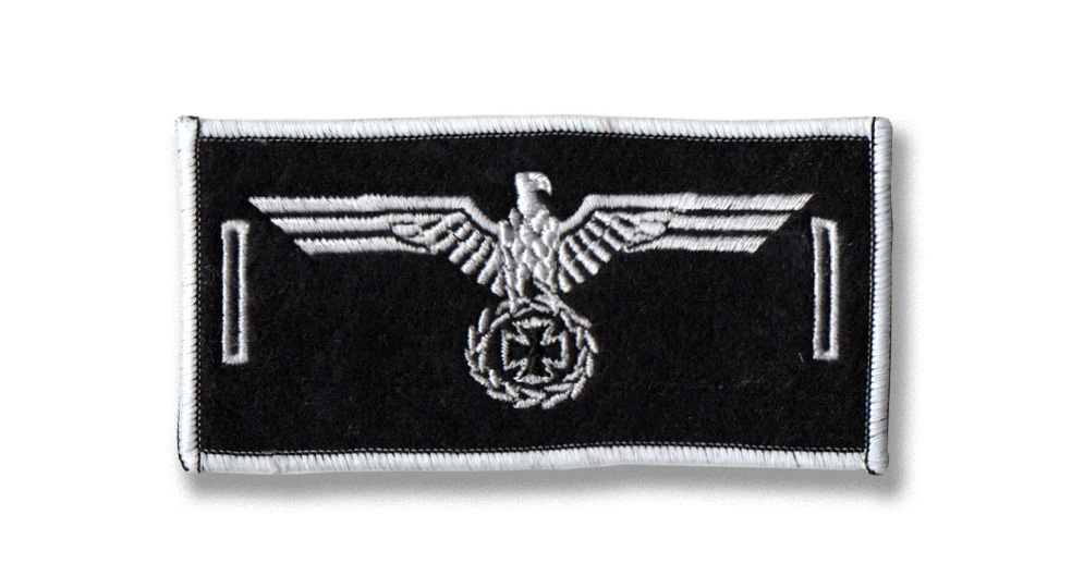 EAGLE IRON CROSS LABEL FOR BUTTONS Patches