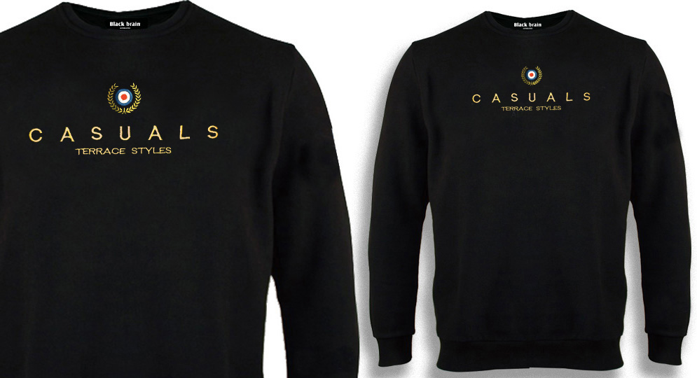 SWEAT CASUALS TERRACE STYLES CROWN AND TARGET Sweaters & Hoodies