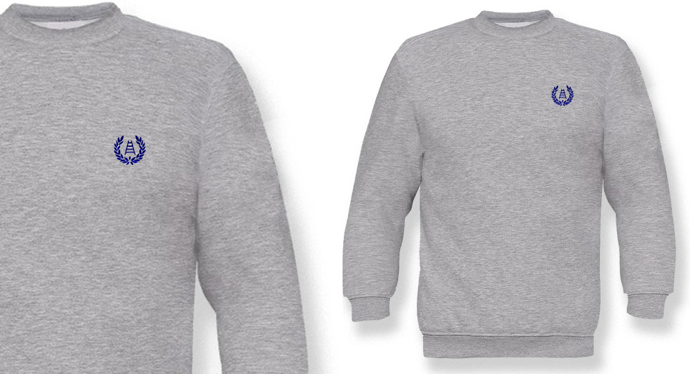 SWEAT VERONA ALLORO SCALA GREY Sweaters & Hoodies