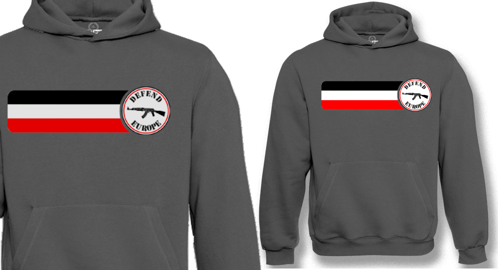 HOODY DEFEND EUROPE FLAG Sweaters & Hoodies