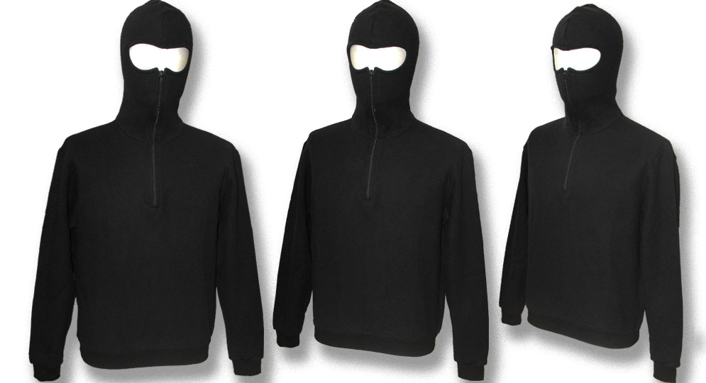 HOODY NINJIA BLACK Sweaters & Hoodies