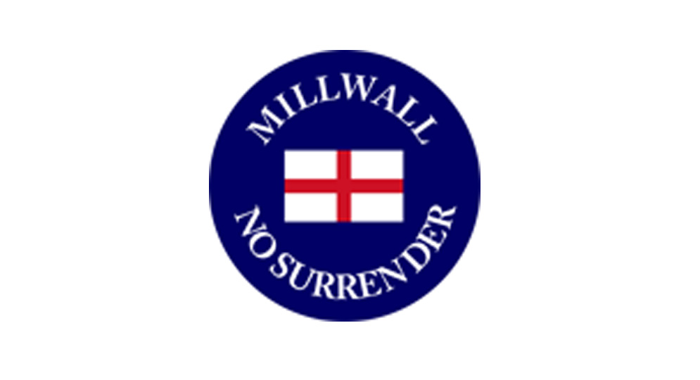 STICKERS MILLWALL NO SURRENDER Pins & Stickers