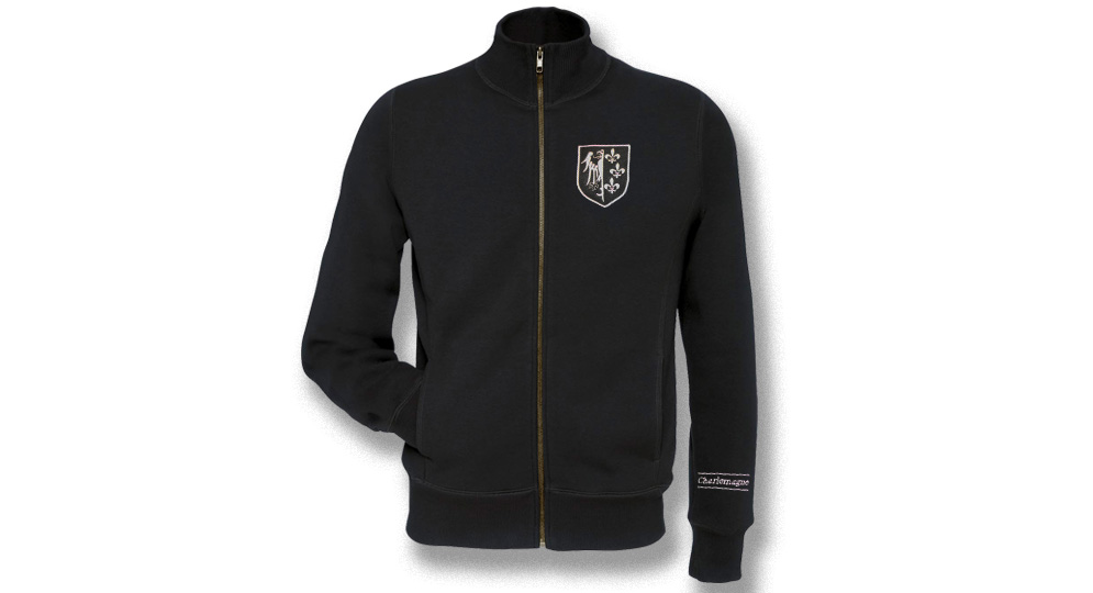 FULL ZIP SWEAT JACKET CHARLEMAGNE Sweaters & Hoodies