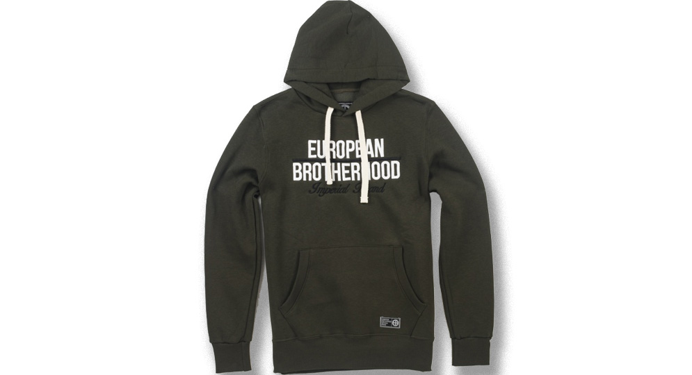 HOODY  EB IMPERIAL BRAND OLIVE 