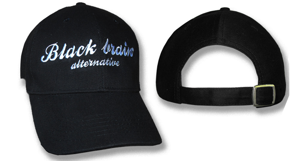 CAP BLACK BRAIN ITALIC Caps