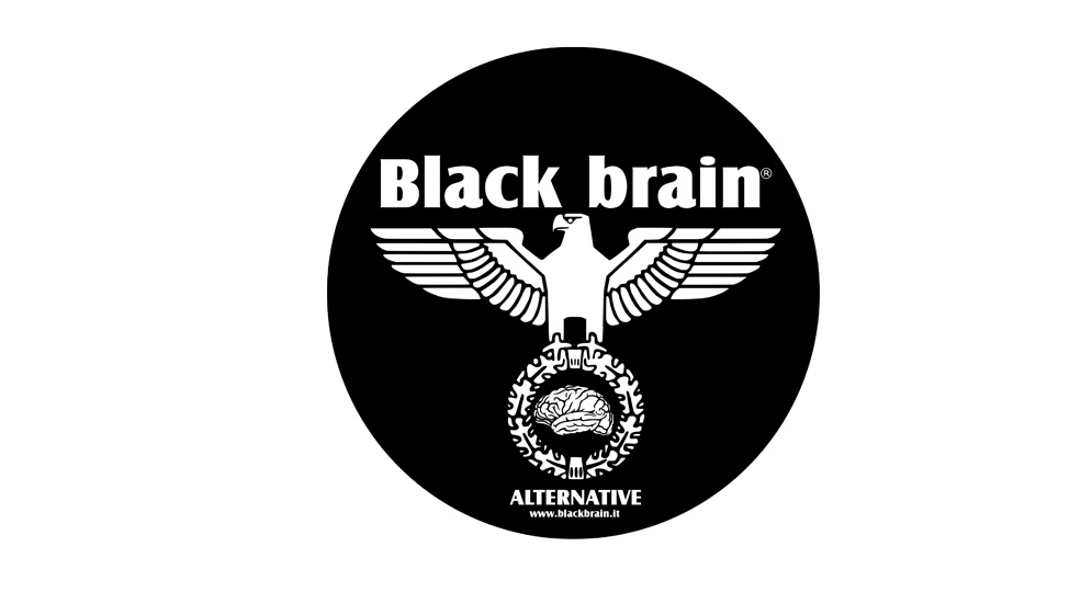 STICKER BLACK BRAIN EAGLE Pins & Stickers