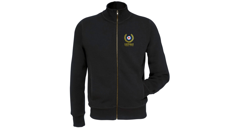 SWEAT FULL ZIP CASUALS TERRACE STYLE BLACK Sweaters & Hoodies