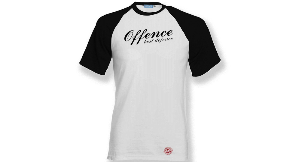 T-SHIRT OFFENCE BEST DEFENCE SPORT 