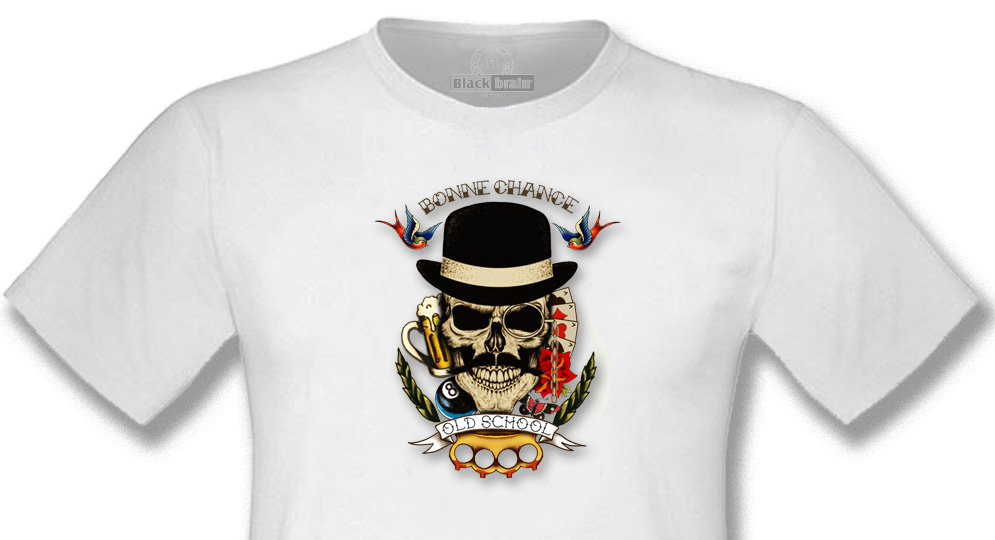 T-SHIRT BONNE CHANCE SKULL T-shirts