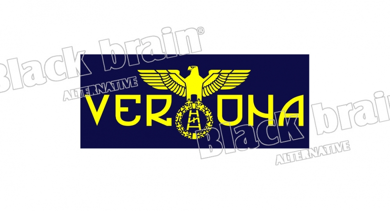 STICKER AQUILA VERONA ALLORO SCALA RUNA Pins & Stickers