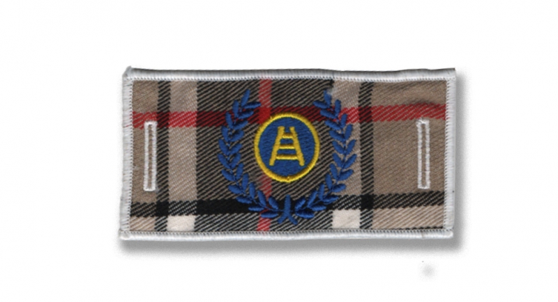 PATCH ALLORO SCALA TARTAN LABEL FOR BUTTONS Patches