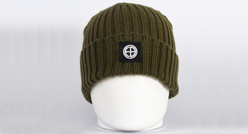 BEANIE EB OLIVE European Brotherhood