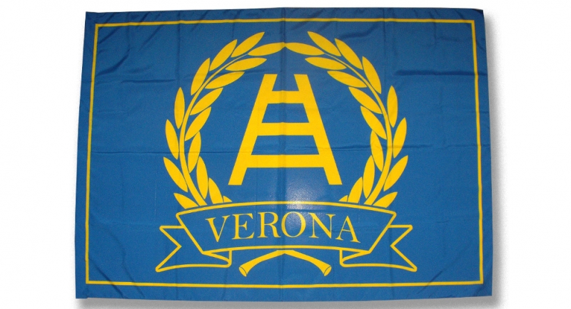 BANDIERA GRANDE ALLORO SCALA VERONA Flags and Canvas