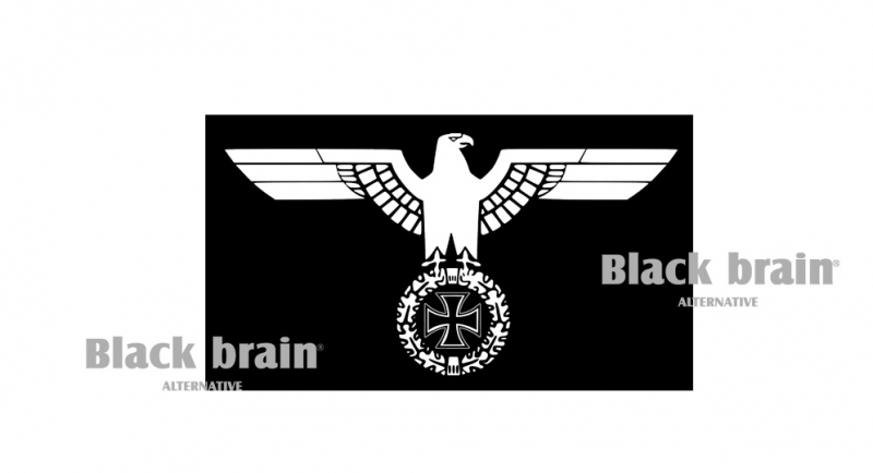STICKER EAGLE CROSS Pins & Stickers