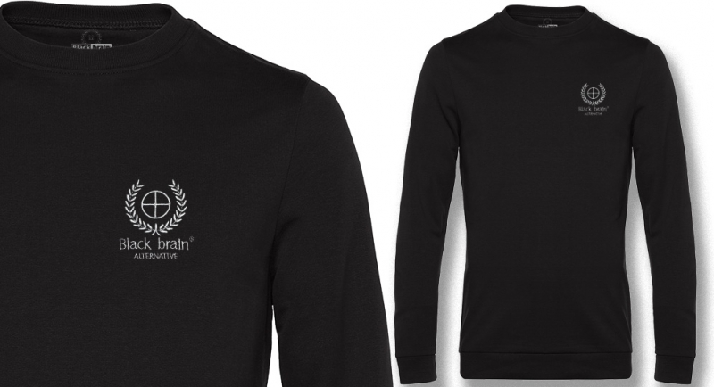 SWEAT BLACK BRAIN CROSS Sweaters & Hoodies