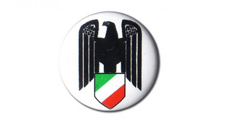BUTTON PIN AQUILA ITALIA Pins & Stickers