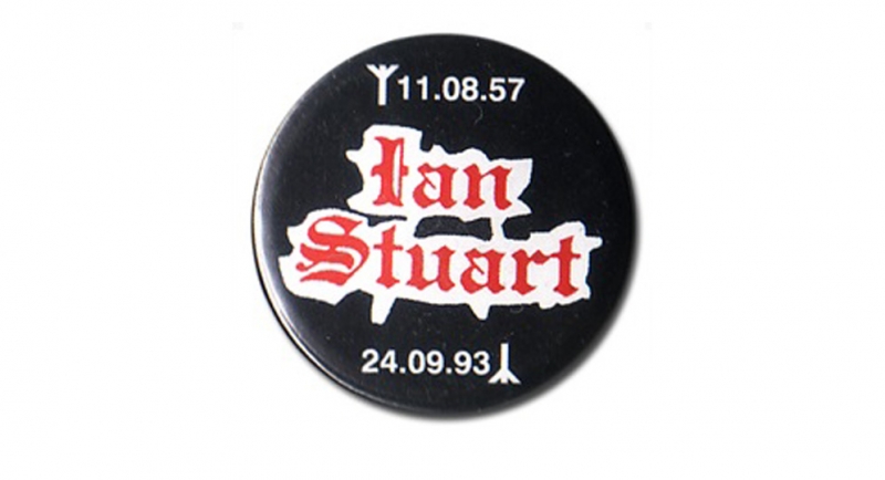 BUTTON PINS IAN STUART IN MEMORY Pins & Stickers